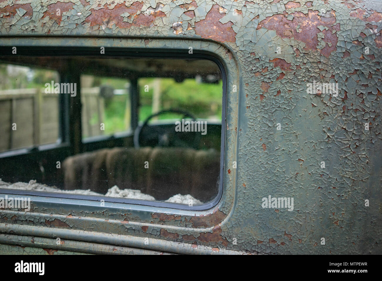Unrestauriert Ford Modell A classic car in England Stockfoto