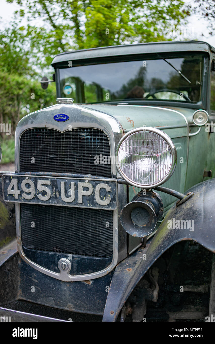Unrestauriert Ford Modell A classic car in England Stockfoto