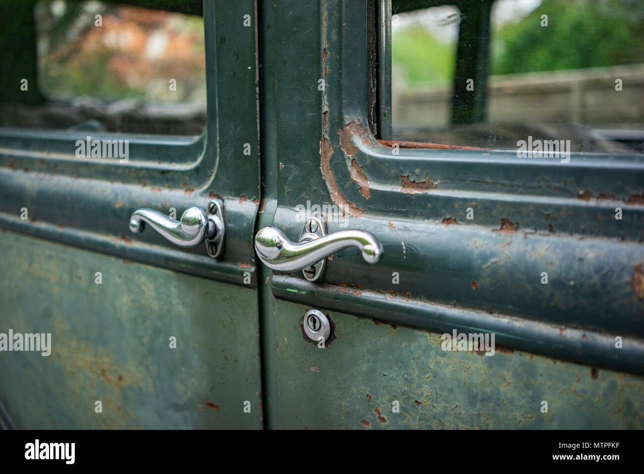 Unrestauriert Ford Modell A classic car in England Stockfoto