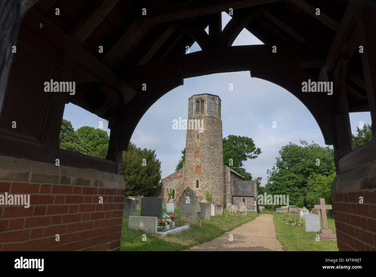 Surlingham Kirche Stockfoto