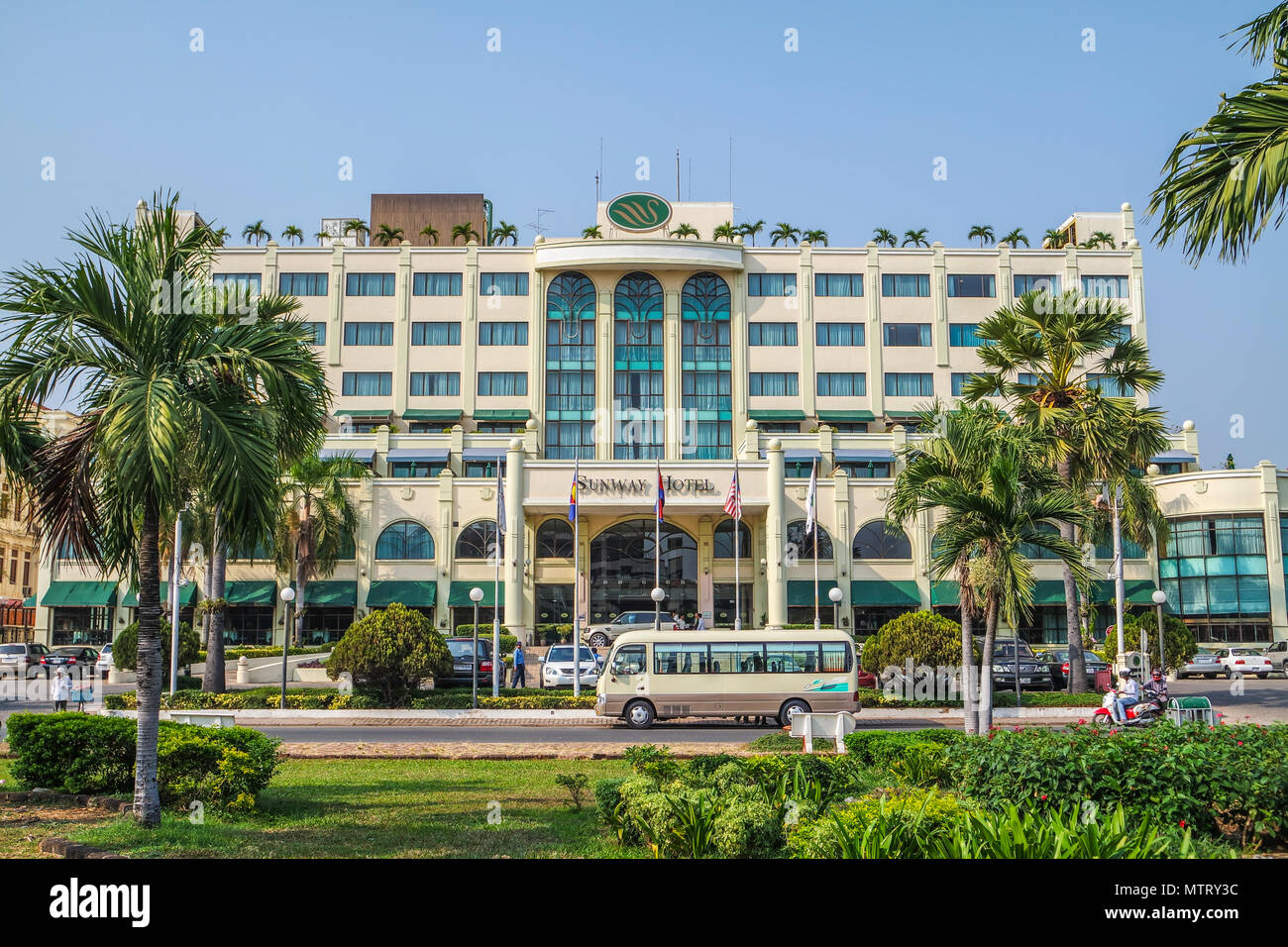 Das Sunway Hotel Phnom Penh Kambodscha Stockfoto