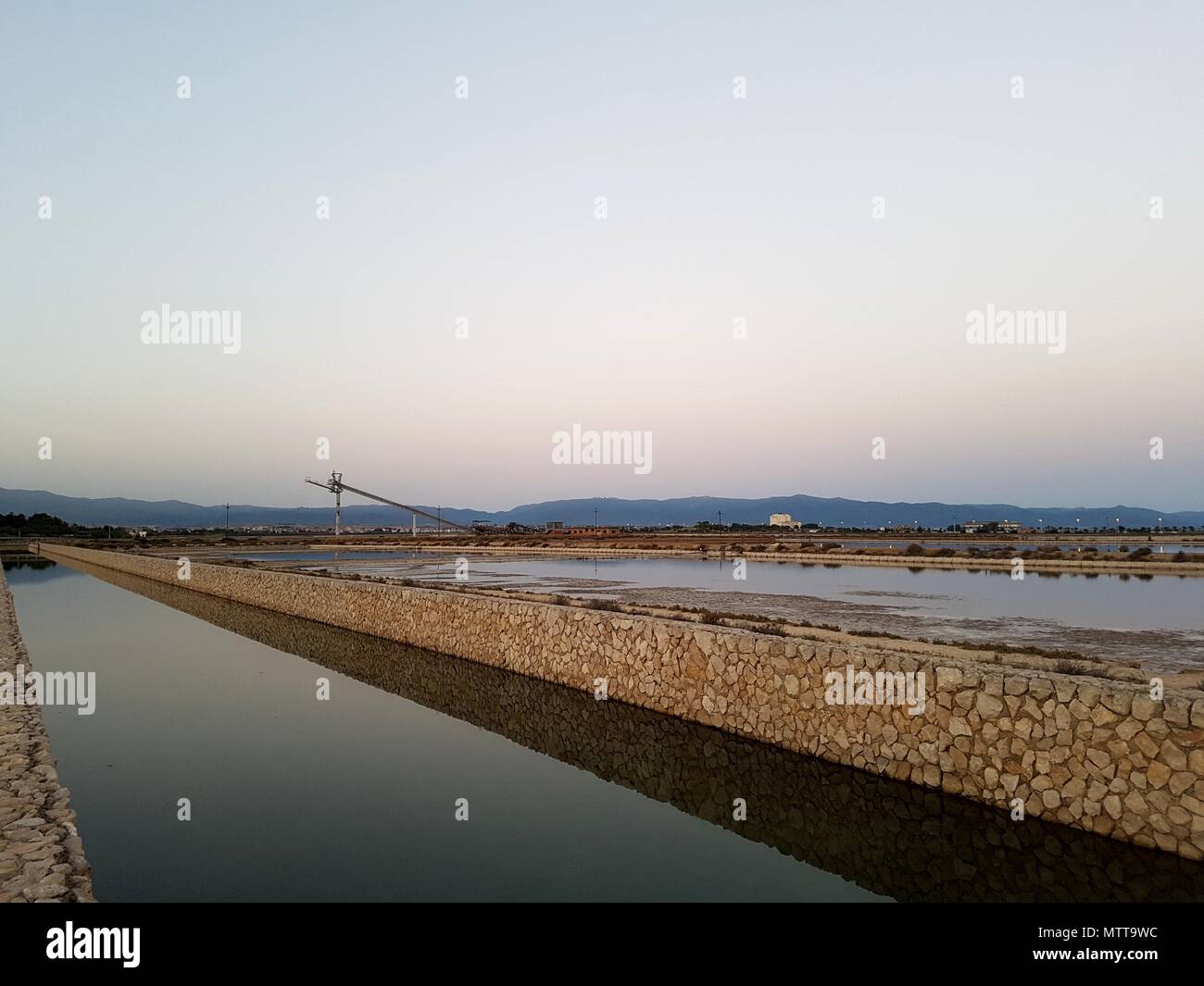 Cagliari, Molentargius Saline Regional Park. Sardinien, Italien Stockfoto