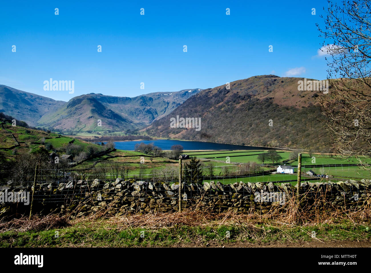 Blick über Brüder Wasser, Lake District, England Stockfoto