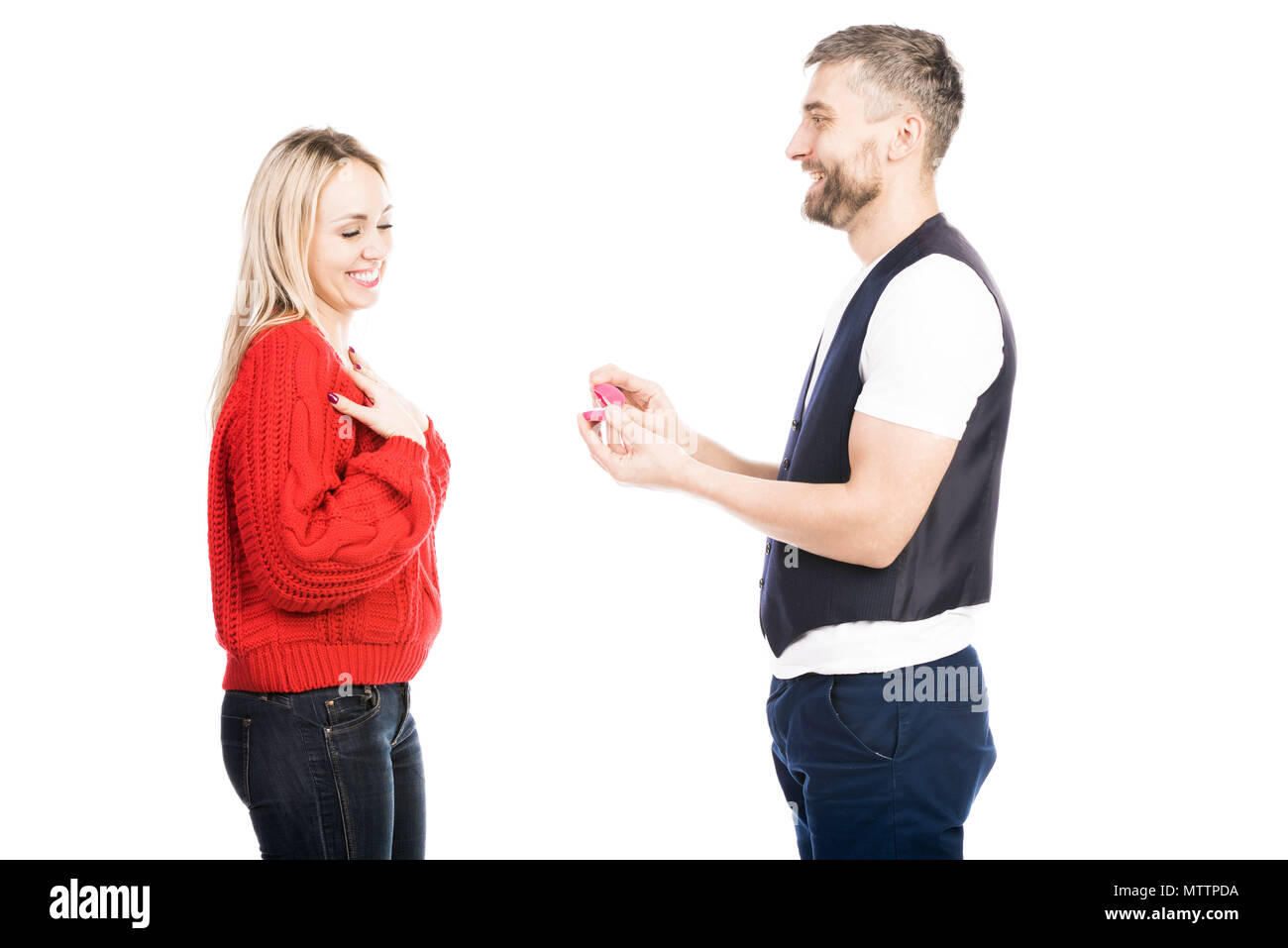 Der Vorschlag Stockfoto