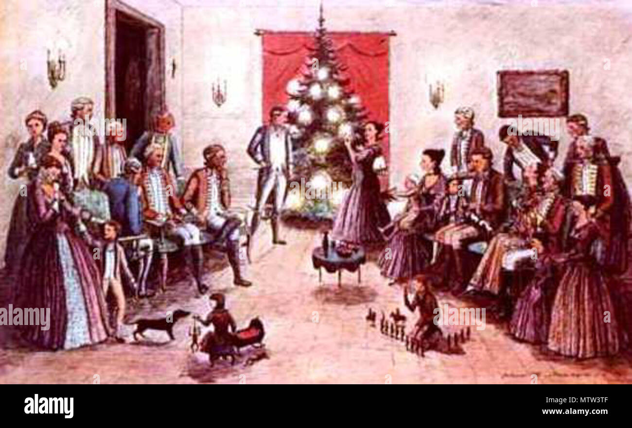Englisch Allgemeine Und Frau Riedesel Weihnachten 1781 In Kanada