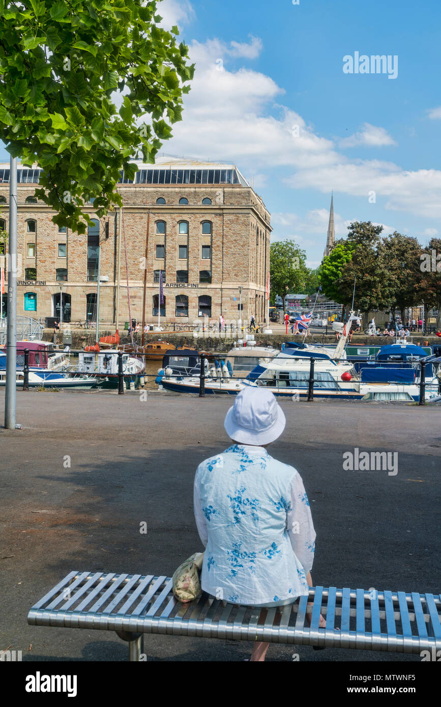 Bristol Harbourside, Hafengebiet, England, Großbritannien Stockfoto