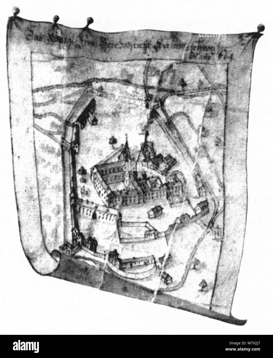 538 Salem Ansicht 1665 Stockfoto