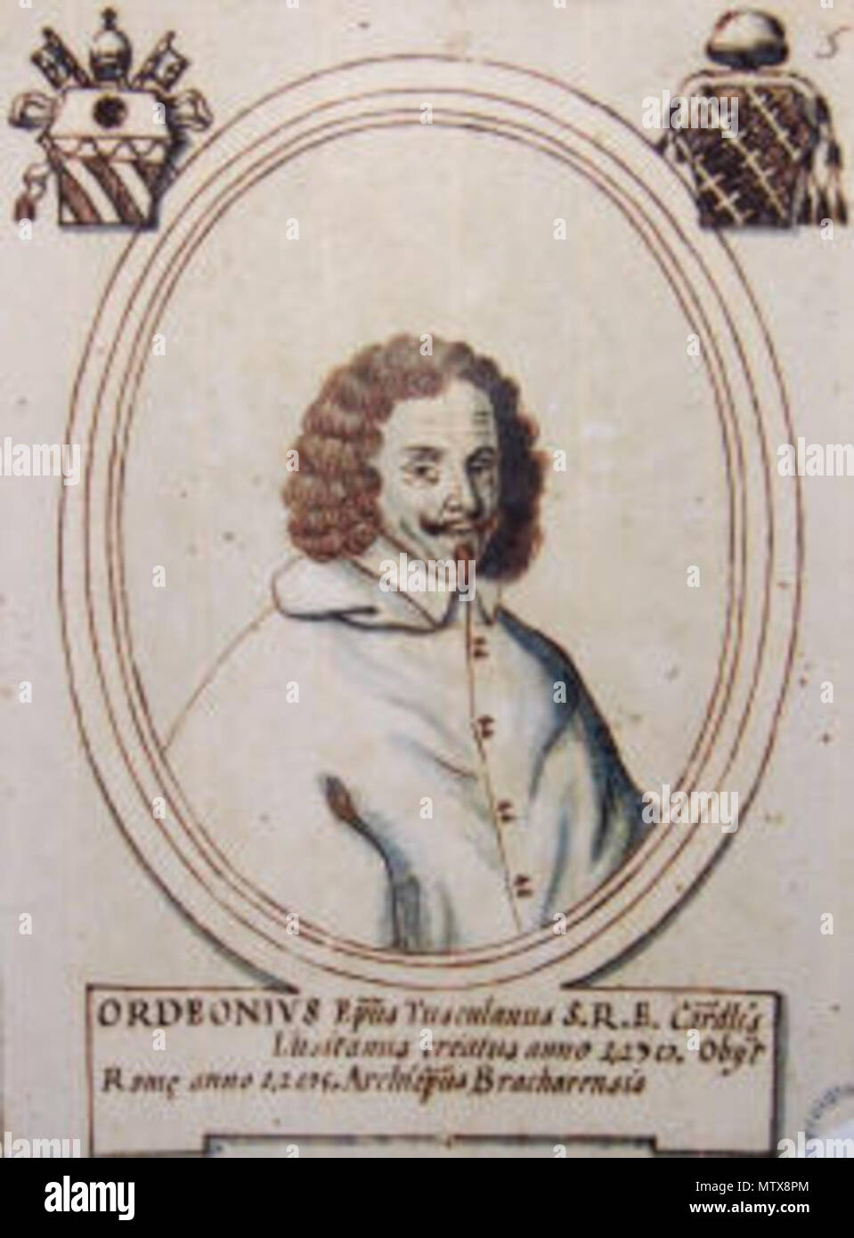 . Português: cardeal Ordonho Alvares. 9. April 2012. Unbekannt 457 Ordonho Alvares Stockfoto