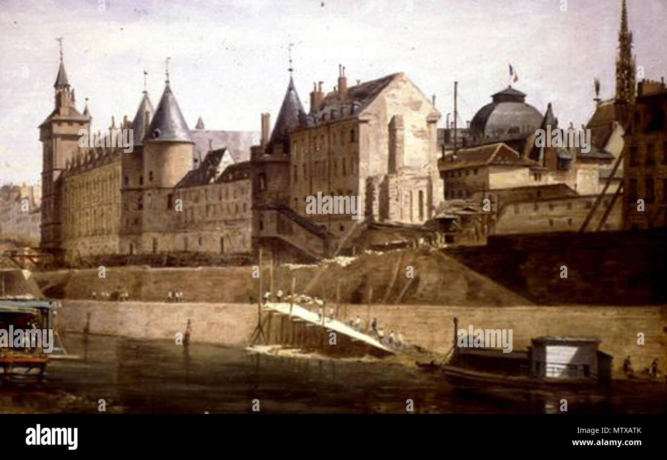 . Deutsch: Das Palais de Justice, die Conciergerie und die Tour de l'Horloge, nach 1858 - von Adrien Dauzats. Adrien Dauzats (1804 - 1868) Alternative Namen Adrien Doza Beschreibung französischer Maler und Lithograph Datum der Geburt / Tod 16. Juli 1804 vom 18. Februar 1868 Ort der Geburt / Todes Bordeaux Paris Authority control: Q 970806 VIAF: 9845247 ISNI: 0000 0000 8088 431 X ULAN: 500027072 84222244 LCCN: n GND: 117622699 WorldCat 464 Palais de Justice 1858 Stockfoto