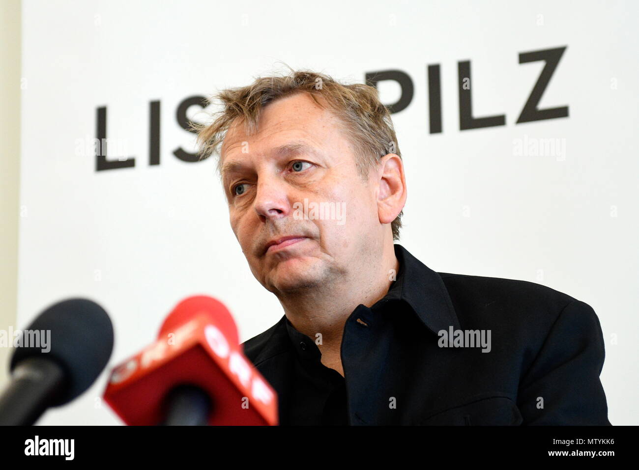 Wien, Österreich. 31. Mai 2018 Pressekonferenz mit Wolfgang Zinggl (Jetzt auflisten!). Kredit: Franz Perc / Alamy Live News Stockfoto