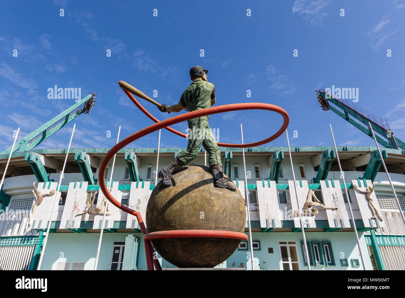 Die Academia Provincial de Beisbol Stadion in Cienfuegos, Kuba. Stockfoto