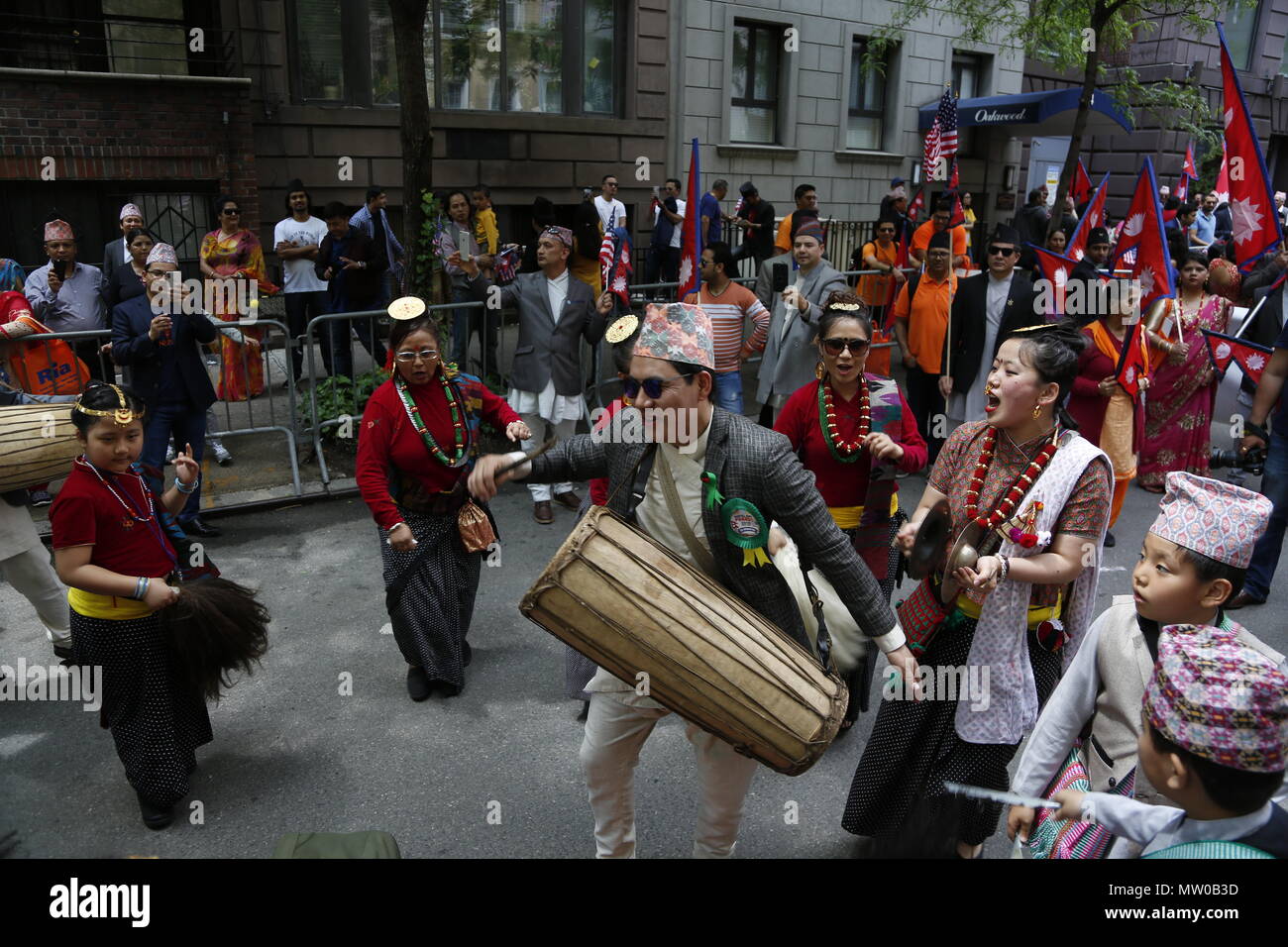 Nepal Day Parade 2018 in New York City. Stockfoto