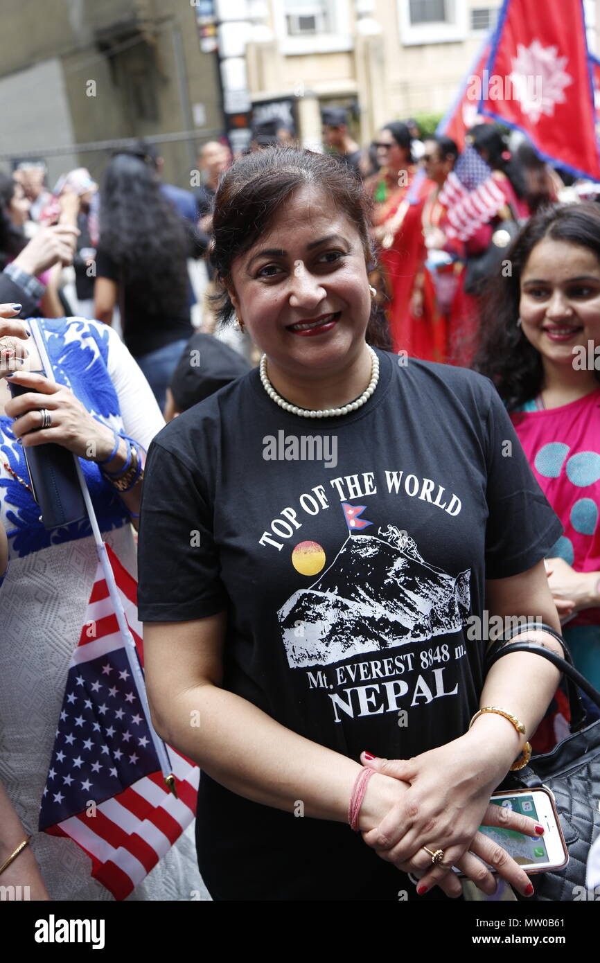 Nepal Day Parade 2018 in New York City. Stockfoto