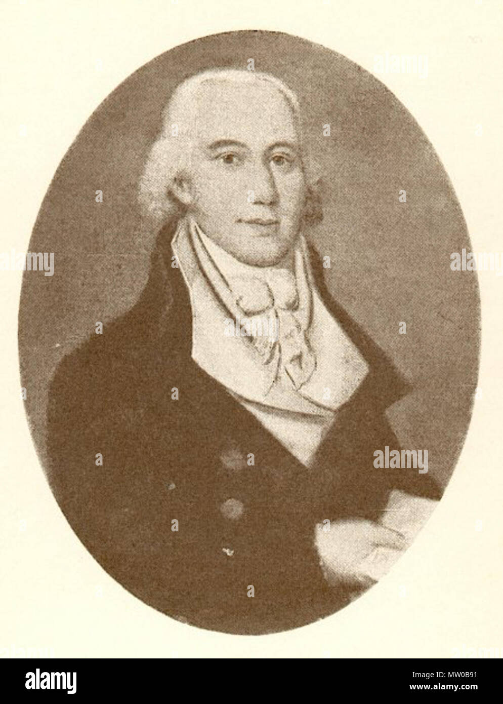 . Peter de Svanenskiold (1764/65-2302), der dänischen Grundbesitzer. 1805. Unbekannt (?) 477 Peter de Svanenskiold Stockfoto