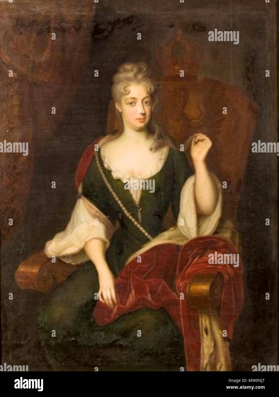 . Englisch: Porträt der Prinzessin Sophie Dorothea von Hannover (1687-1757), Ehefrau von König Friedrich Wilhelm I. von Preußen. 18. Unbekannt 496 Porträt der Prinzessin Sophie Dorothea von Hannover, Frau von König Friedrich Wilhelm I. von Preußen Stockfoto