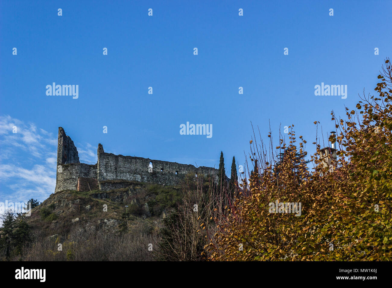 Castello di Avigliana Stockfoto