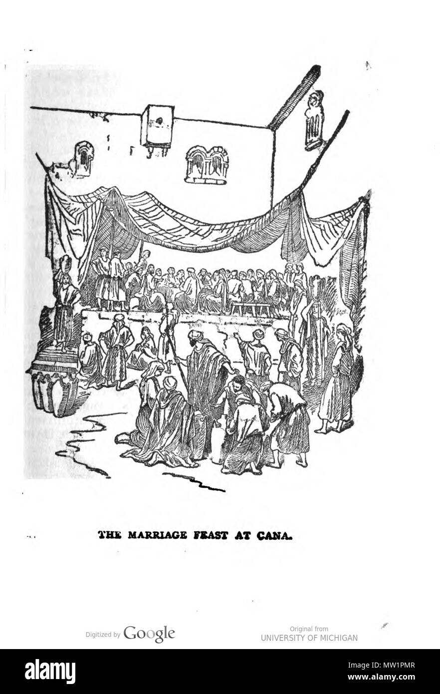 . Englisch: Die Hochzeit zu Kana. 1910. Unbekannt 597 der Hochzeit in Kana Stockfoto
