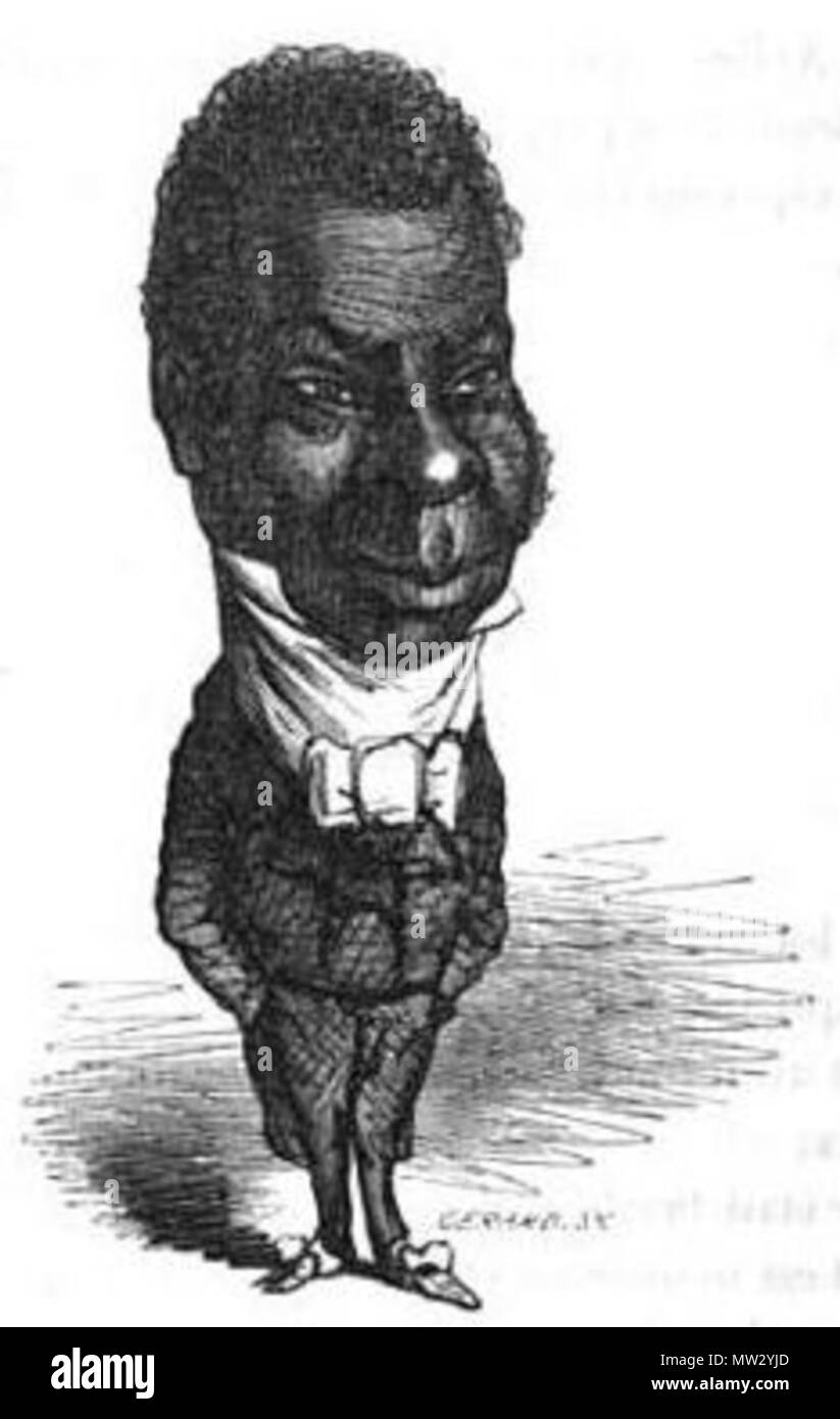 . Français: Karikatur de Pierre-Marie Pory-Papy (1805-1874) par Cham. 1850. Cham (Amédée de Noé) 498 Pory-Papy par Cham Stockfoto