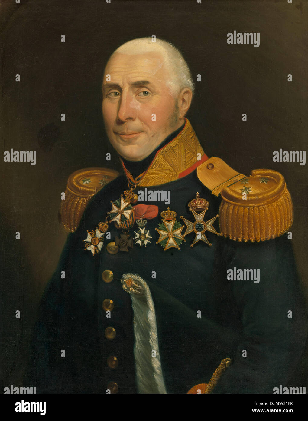 . Nederlands: Portret van Gijsbertus Martinus Cort Heyligers. Öl auf Leinwand. 74,5 × 58 cm (29.3 x 22.8 in.). Amsterdam, Rijksmuseum Amsterdam. . 1831. Jan Kieft 496 Portrait von Gijsbertus Martinus Cort Heyligers von Jan Kieft Rijksmuseum Amsterdam SK-A-2356 Stockfoto