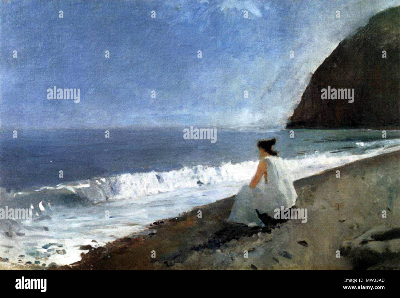 . Русский: Ифигения в Тавриде. Englisch: Iphigenie auf Tauris. 1893 298 Iphigenie auf Tauris von V. Serov (1893) Stockfoto