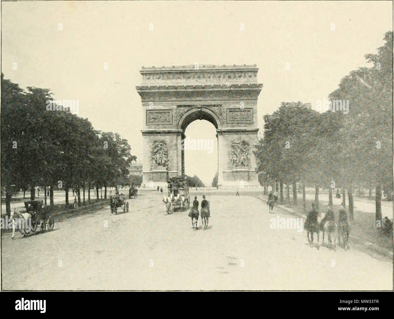"Paris von heute: eine intime Konto der Menschen, die zu Hause leben, und ihre Orte von Interesse" (1900) Stockfoto