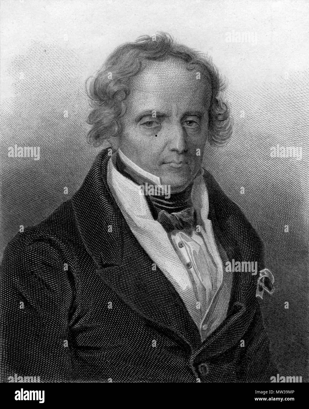 . Der französische Schriftsteller Xavier de Maistre (1763-1852). 19. Kupferstich von Cyprien Jacquemin (18??-18??) 655 Xavier de Maistre Stockfoto