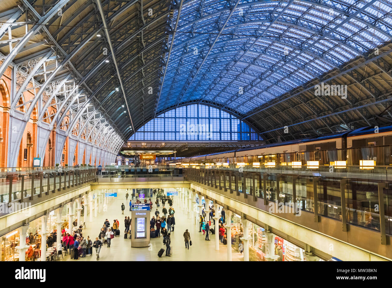 England, London, Kings Cross, St. Pancras Bahnhof Stockfoto