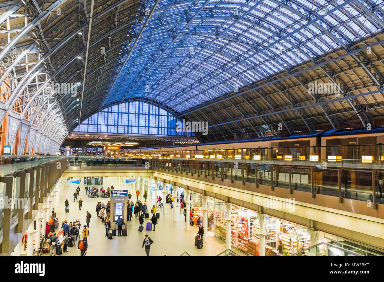 England, London, Kings Cross, St. Pancras Bahnhof Stockfoto