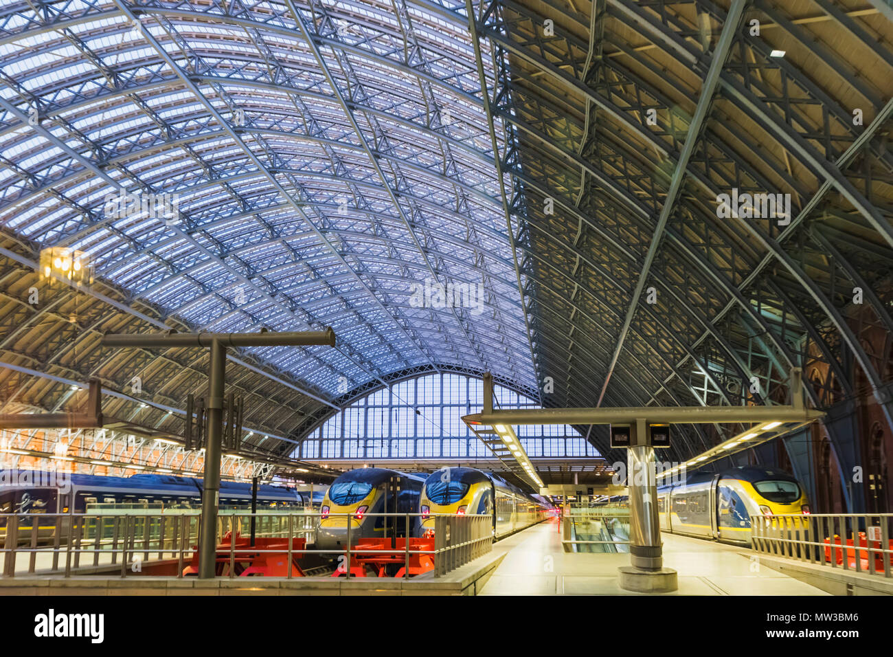 England, London, Kings Cross, St. Pancras Bahnhof Stockfoto