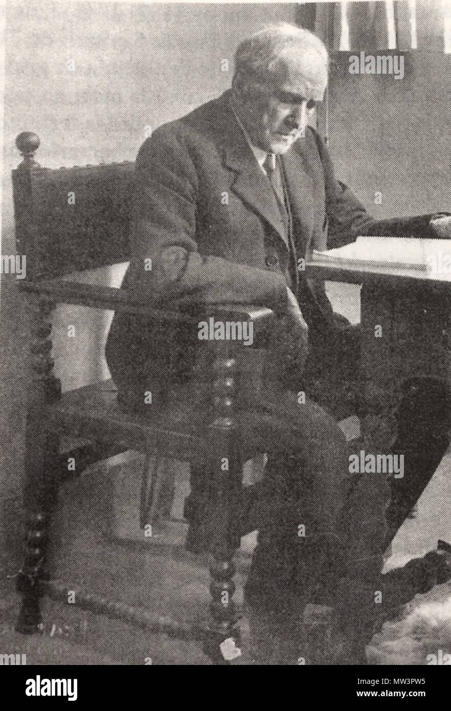 . Deutsch: Ramon turró ich Darder (Malgrat de Mar, Costa del Maresme 1854 - Barcelona, 1926) fou un Veterinari, biòleg i filòsof Català. 1920. Unbekannt 511 Ramon Turro Darder 5753 Stockfoto