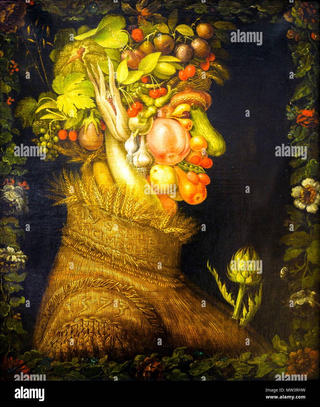 Sommer (1573) von Giuseppe Arcimboldo (1527 - 1593 Stockfoto