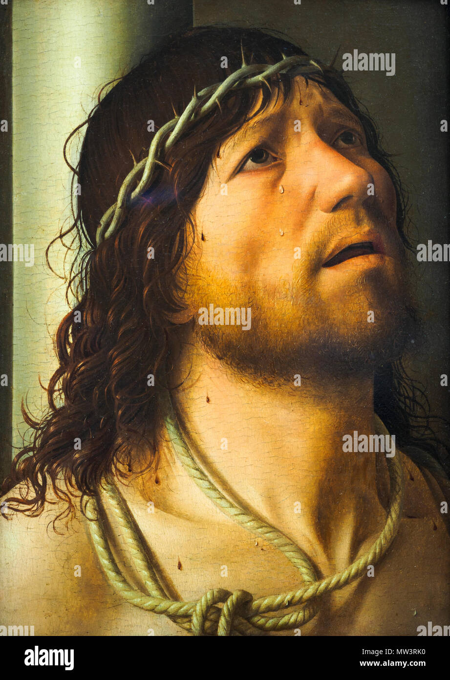 Christus in der Spalte (1476-1478) von Antonello da Messina (1457-1479) Stockfoto