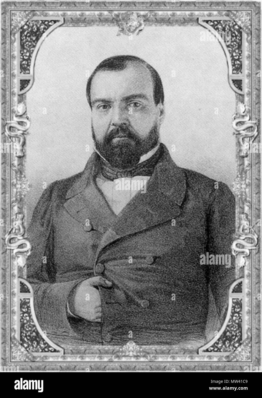 326 José Ignacio Comonfort Gregorio Stockfoto