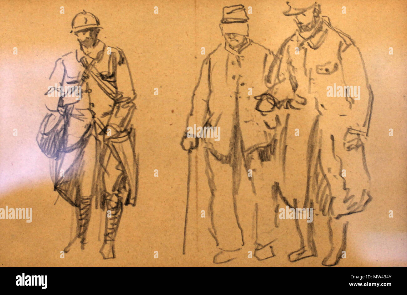 . Englisch: Soldaten des Ersten Weltkrieges, von Julien Le langweilig. Rama 361 Le langweilig IMG 5277 Stockfoto