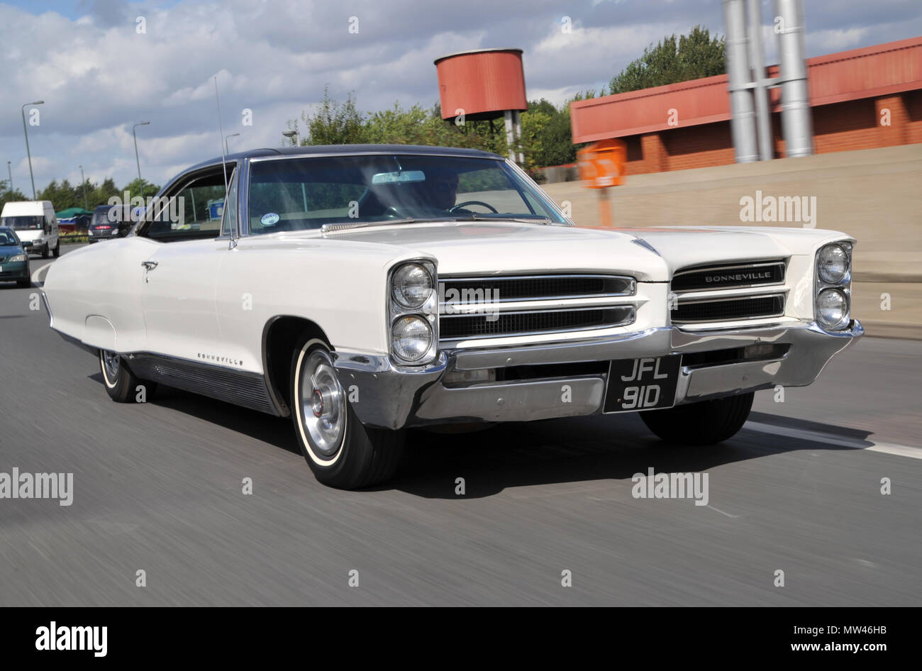 1966 Pontiac Bonneville Coupe Classic American Auto, einem riesigen 2-türigen Coupé Stockfoto