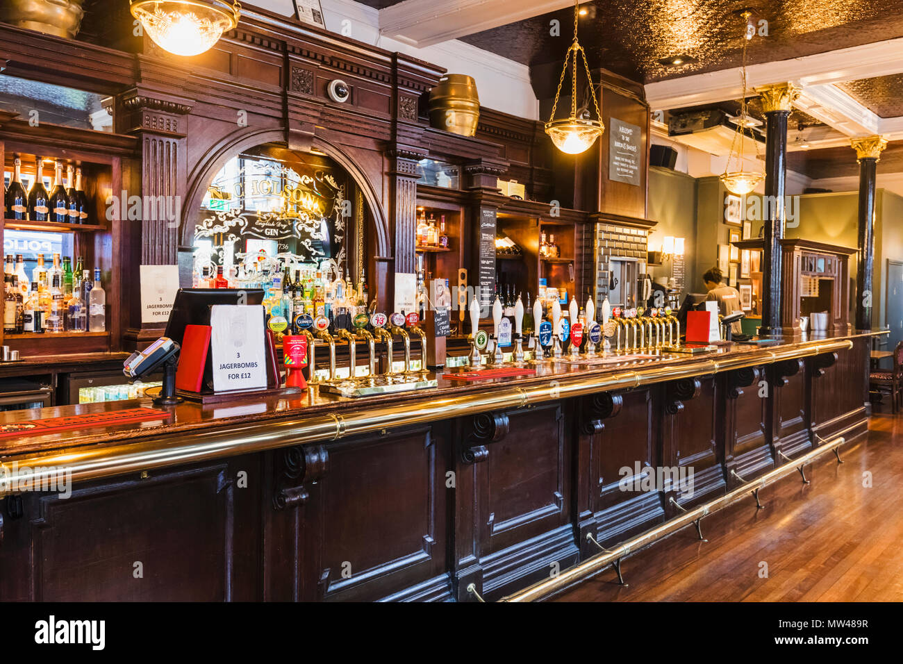 England, London, Shoreditch, Spitafields, Petticoat Lane, der Woodin Shades Pub Stockfoto