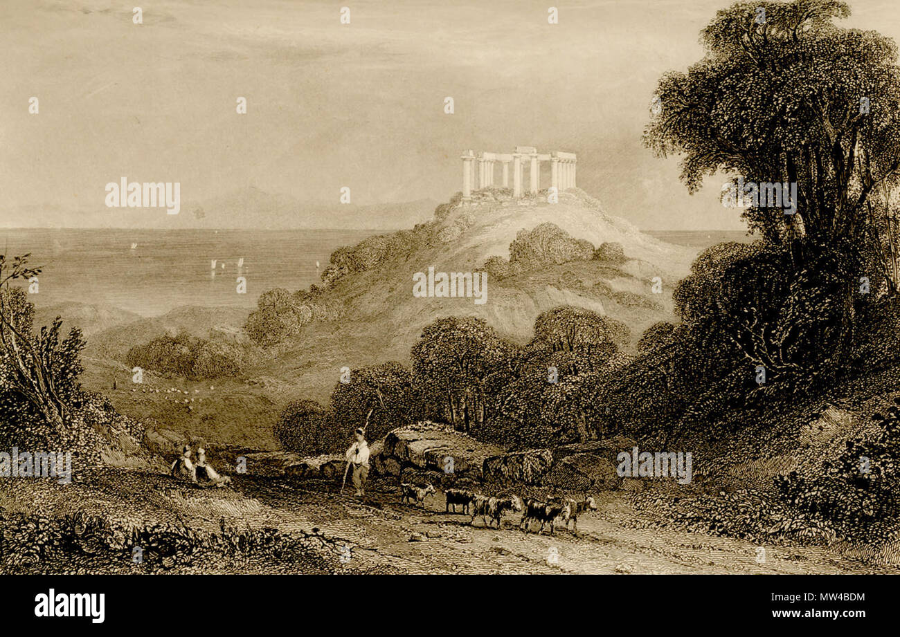 . Englisch: Christopher Wordsworth. Griechenland Bildliche, beschreibende & Historische und eine Geschichte der Merkmale der griechischen Kunst, London, John Murray, 1882. 1882. Christopher Wordsworth (1807 - 1885) Beschreibung britischer Priester, Bischof von Lincoln Datum der Geburt / Tod 30. Oktober 1807 20. März 1885 Ort der Geburt London Authority control: Q 5113463 VIAF: 69707507 ISNI: 0000 0000 8150 0859 88175415 LCCN: n NLA: 35853349 GND: 117423564 WorldCat 590 Tempel der Minerva in Ägina, die früher als Jupiter Panhellenicus - Wordsworth Christopher - 1882 Stockfoto