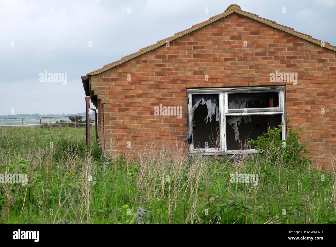 Ehemalige Kalten Krieges Radar und missile Station Stockfoto