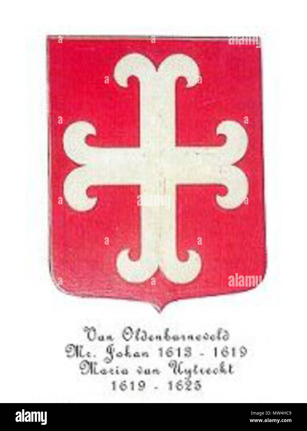 . Nederlands: Wapen van Johan van Oldenbarnevelt (* 1547 - † 1619). 6. Januar 2013, 11:34:33. Unbekannt 641 Wapen Van Oldenbarnevelt Stockfoto