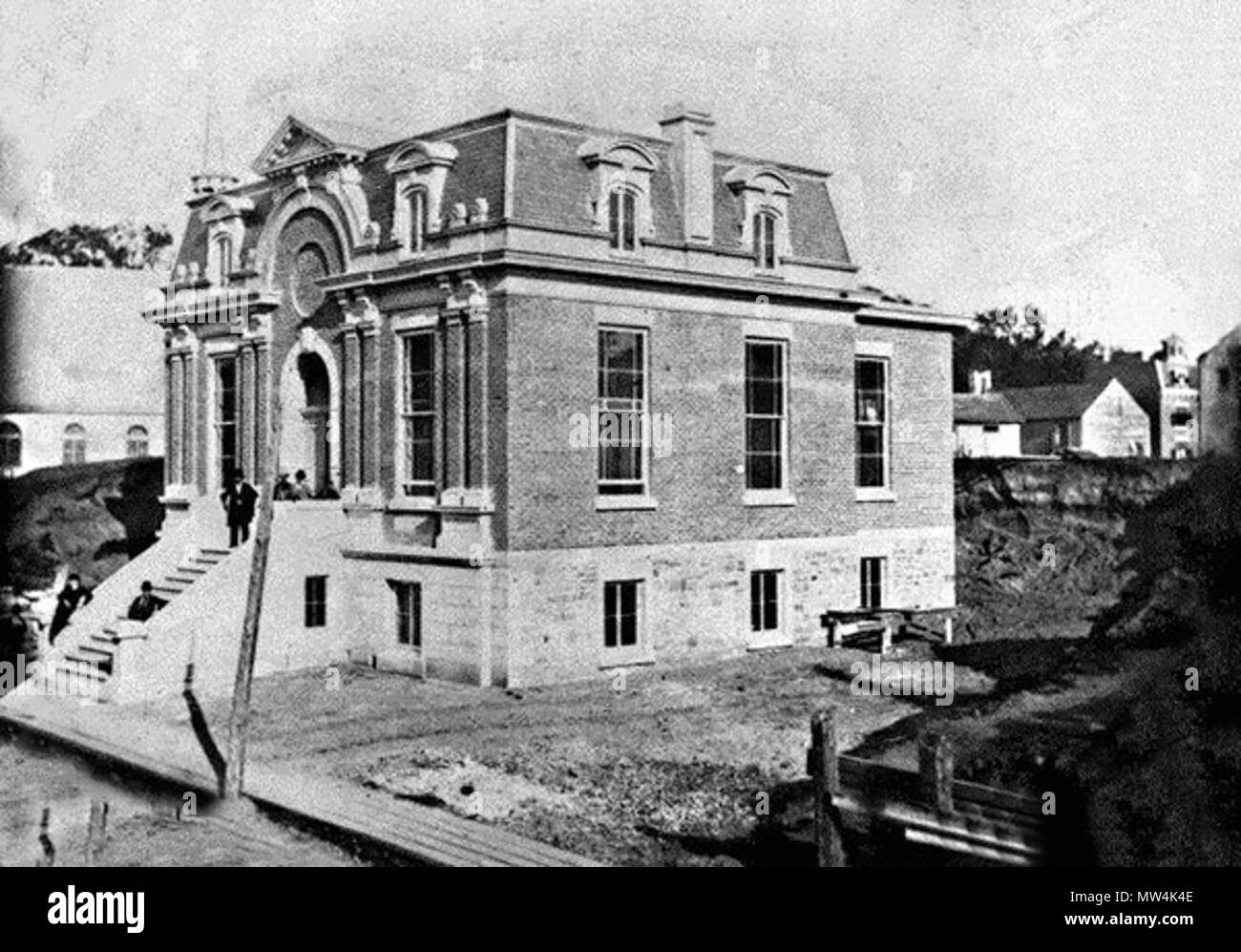 Bureau de Poste de Trois-Rivi Ã¨res Vers 1900 Il etait situÃ© su 104 Bureau de Poste 01 Trois - Rivieres-Vers 1900 Stockfoto
