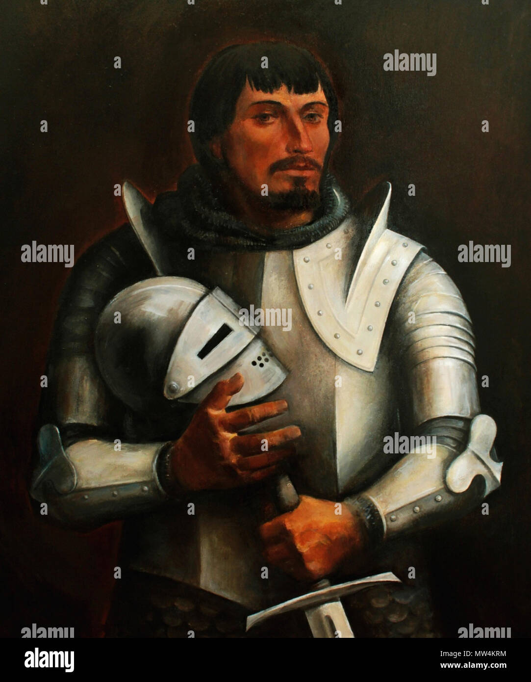 . Englisch: Prince Fruzhin von Bulgarien, Gemälde von anonymer Autor, Ende 19. Jahrhundert, Sofia Art Gallery. 19. Anonyme Autor 501 Prinz fruzhin von Bulgarien Stockfoto