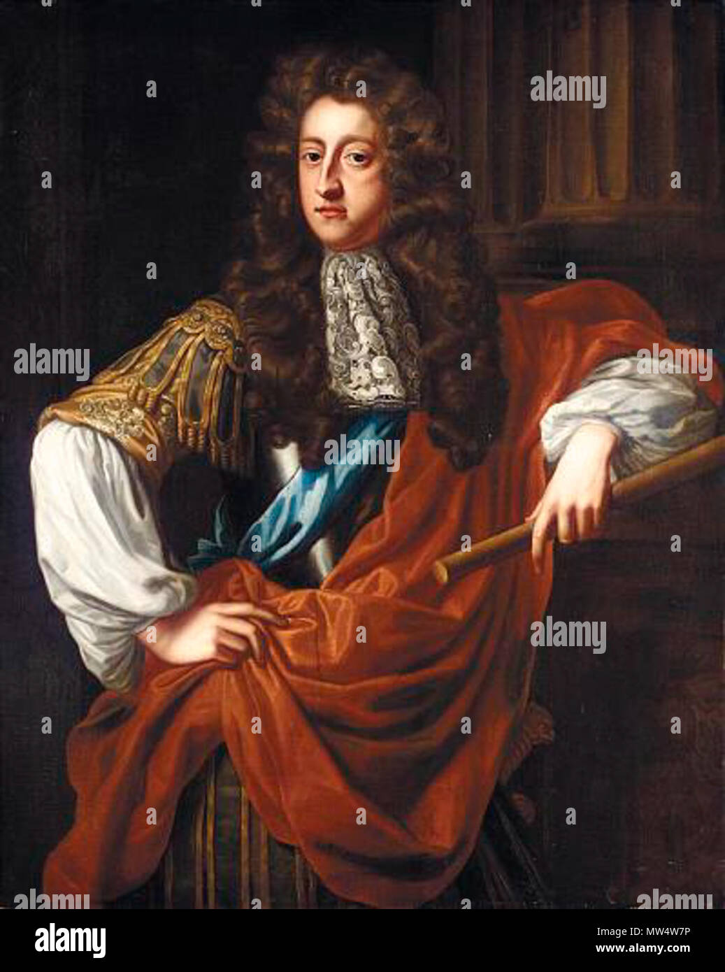 . Deutsch: Georg von Dänemark und Norwegen. ca. 1687;. John Riley (gestorben 1691); 5 1653 George Stockfoto