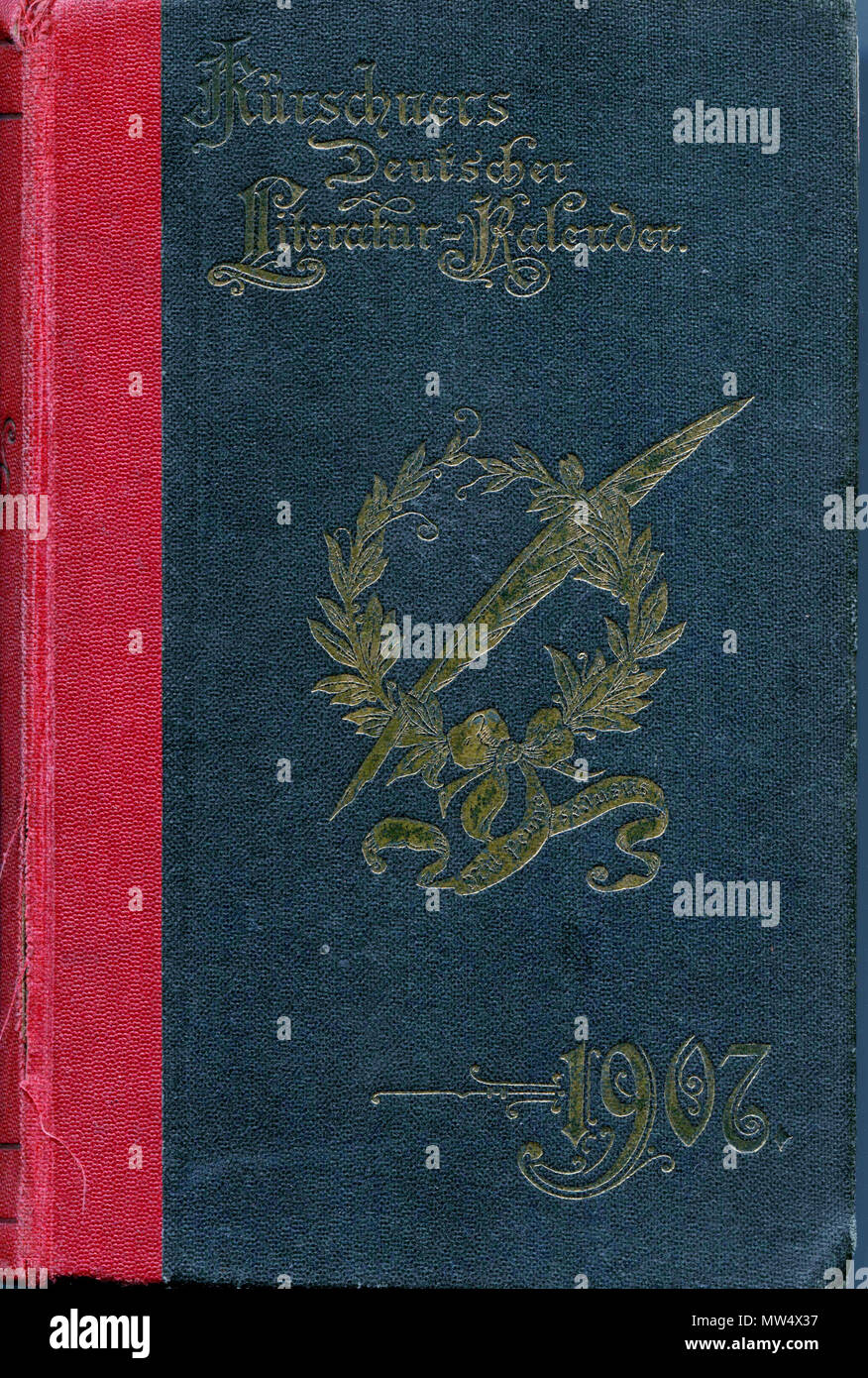 352 Kürschners Literaturkalender 1907 Stockfoto