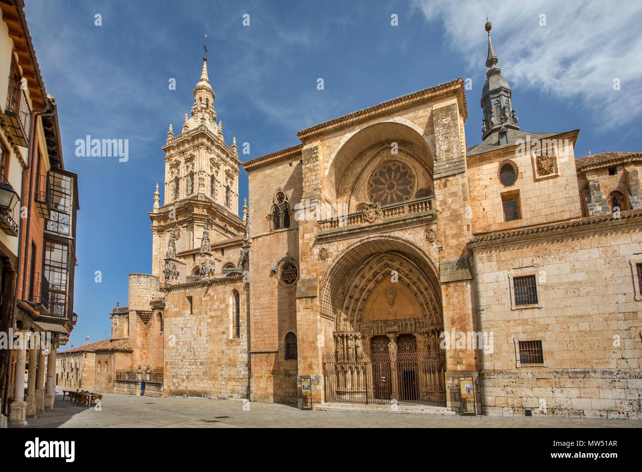 Spanien, Provinz Soria, El Burgo de Osma Stadt Stockfoto