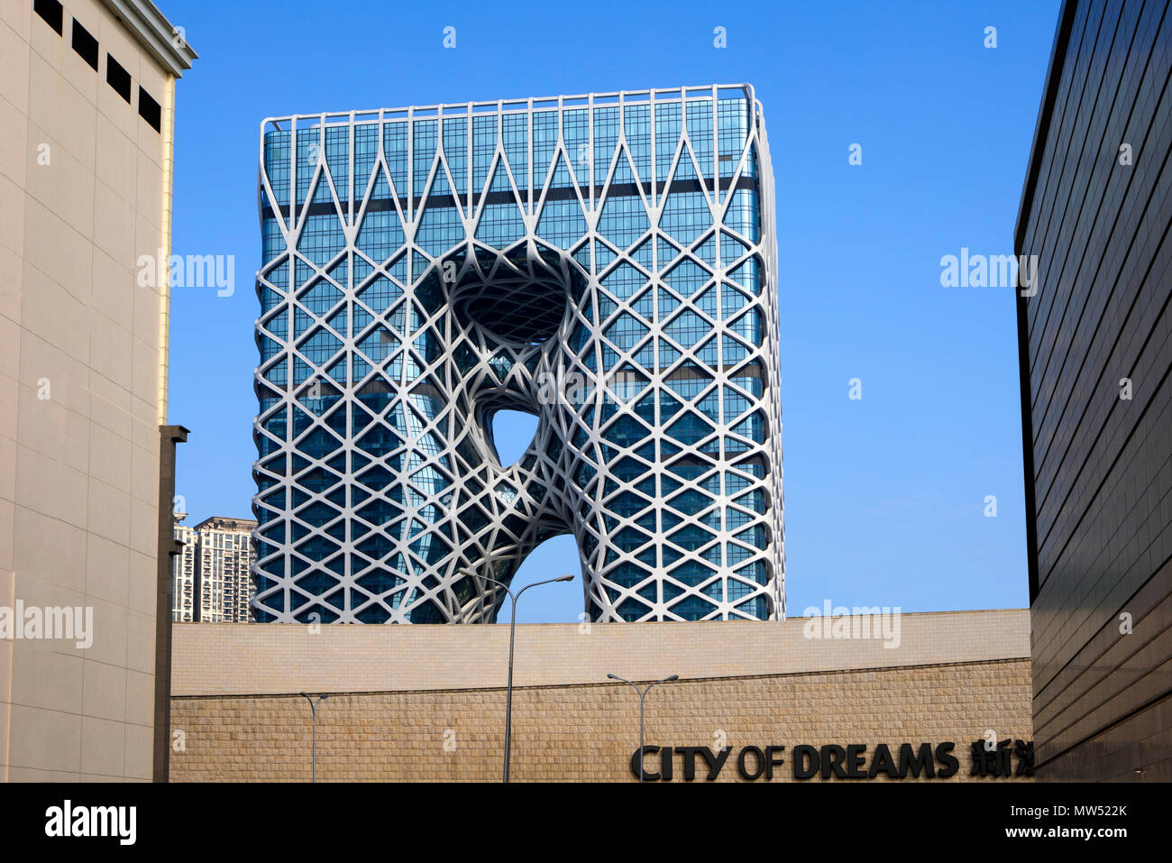 China, Macau Taipa, Stadt, Bezirk, Stadt der Träume Casino Stockfoto