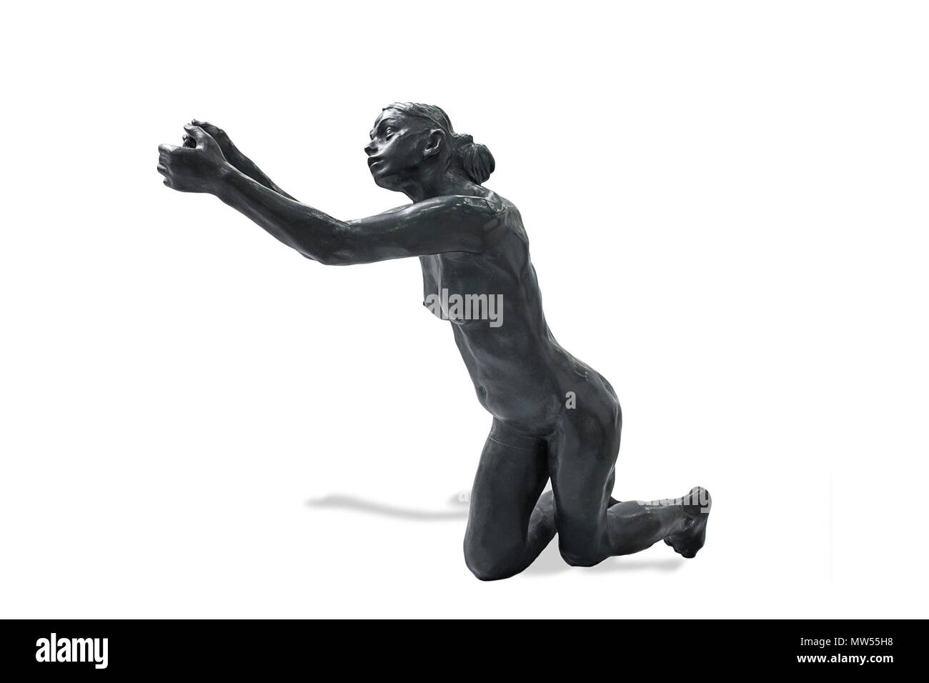 . La implorante Vista izquierda. 1907. Camille Claudel 354 La implorante Stockfoto