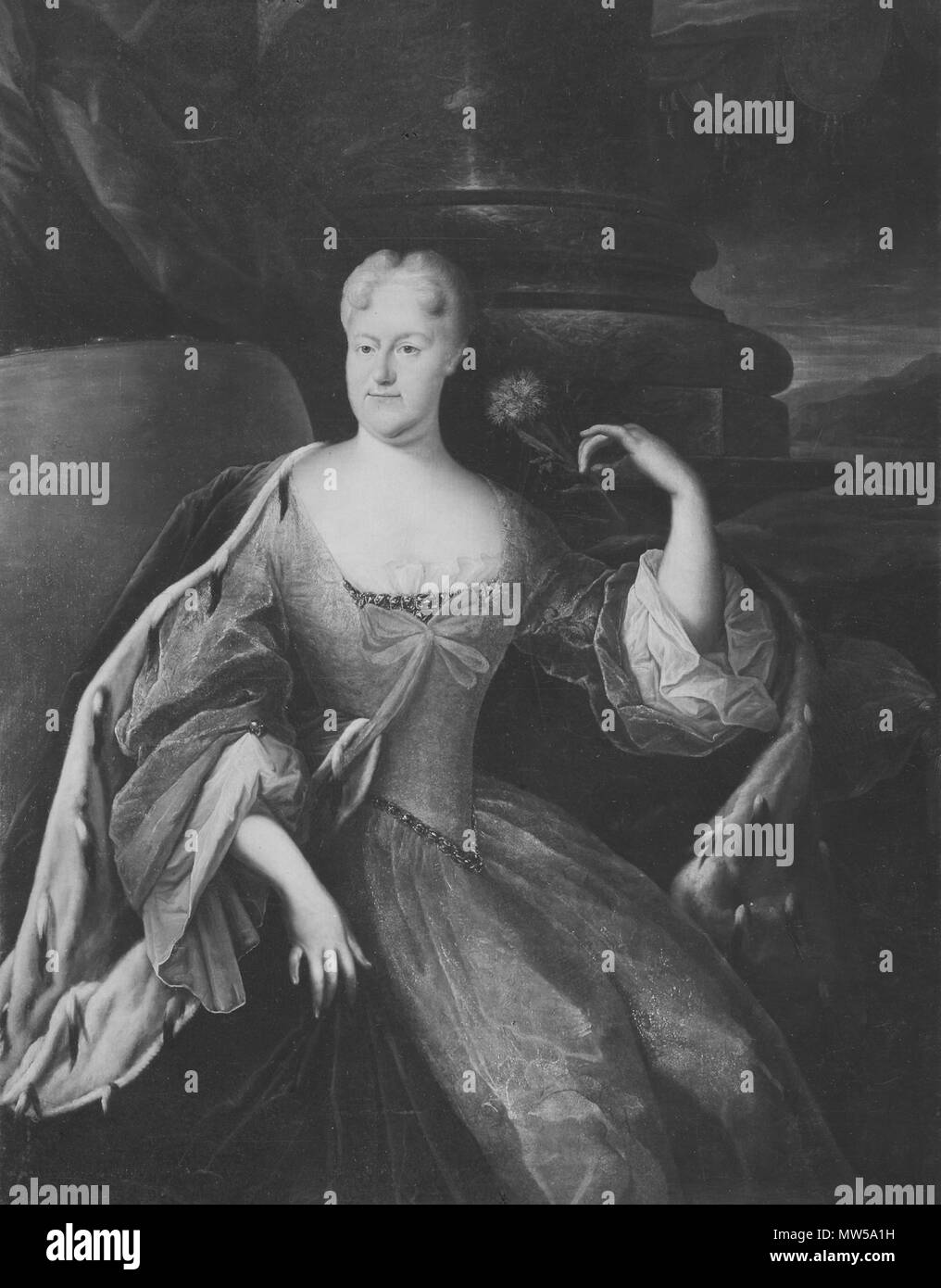 Grh 1181 sv 454 Okänd kvinna - Nationalmuseum - 15851 Stockfoto