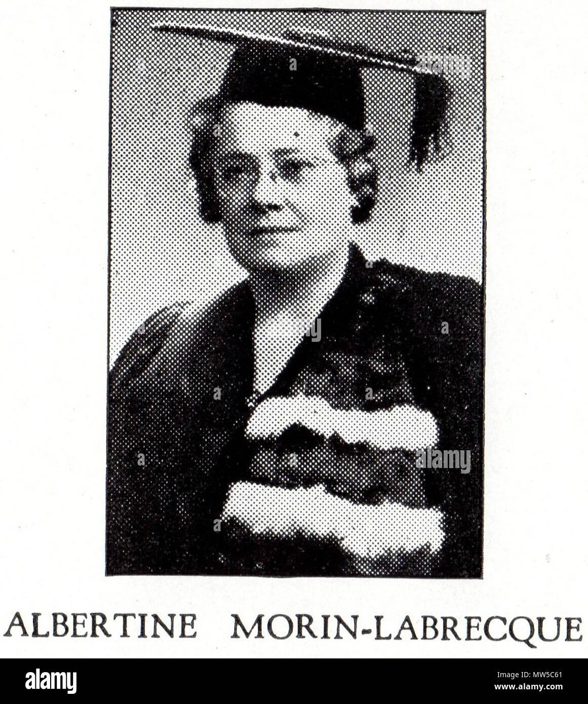. Français: La musicologue et compositrice québécoise Albertine Morin-Labrecque. 19 Dezember 2015, 08:59:12. Éditions de l'Étoile 32 Albertine Morin-Labrecque Stockfoto