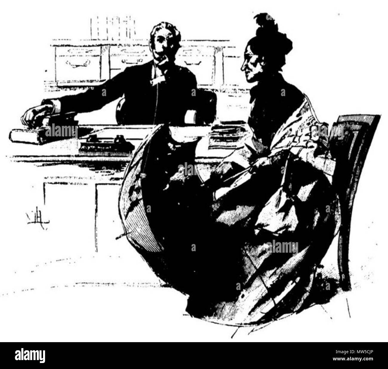 407 Maupassant - Les Soeurs Rondoli Qualitätssicherung Stockfoto