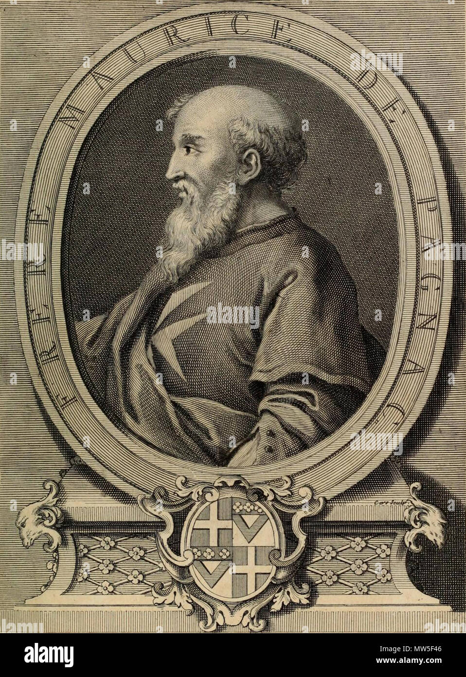 . Français: Grand maître de l'ordre de Saint-Jean de Jérusalem. 21 Mai 2016, 02:14:30. Abbé Vertot 407 Maurice de Pagnac Stockfoto